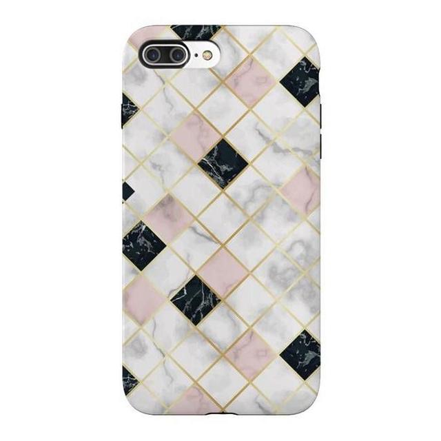 AC-00365010 Marble Geometry III Tough Case for iPhone 8 & 7 Plus