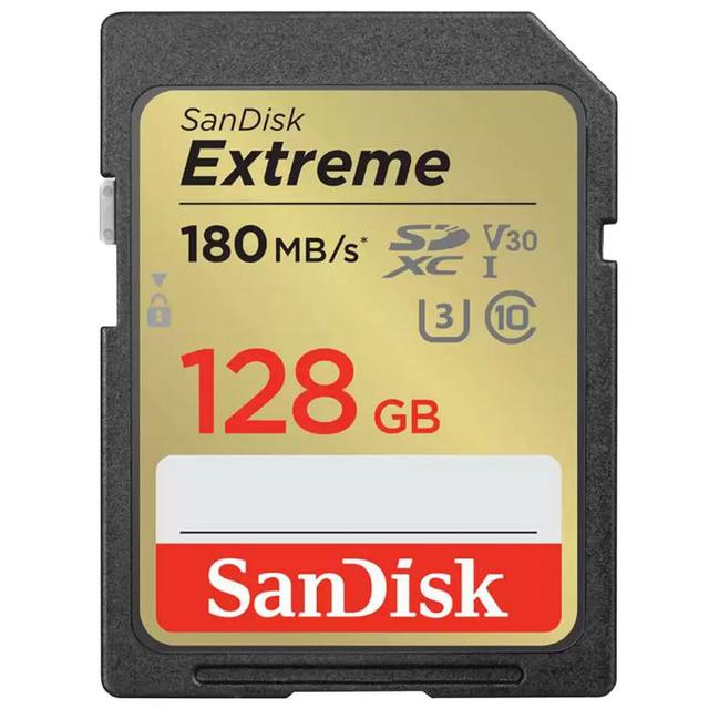 SDSDXVA-128G-ANCIN 128GB, UHS-I & 180-90MBs Extreme SDXC Memory Card