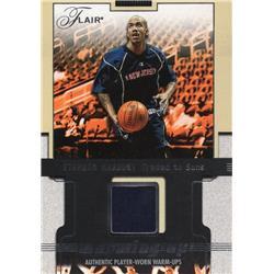 675889 Stephon Marbury Player Worn Jersey Patch Phoenix Suns, Nets 2001 Fleer Flair No.SM Basketball Card