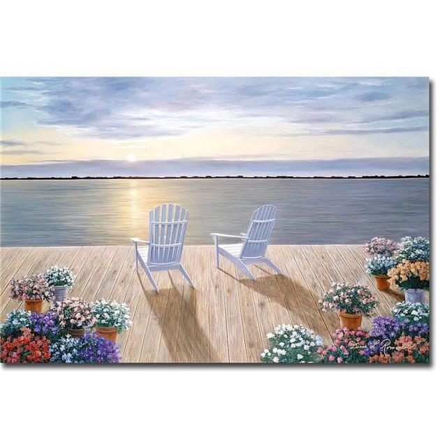 30456934IG Among Friends by Diane Romanello Premium Gallery-Wrapped Canvas Giclee Art - Oversize - 30 x 45 x 1.5 in.