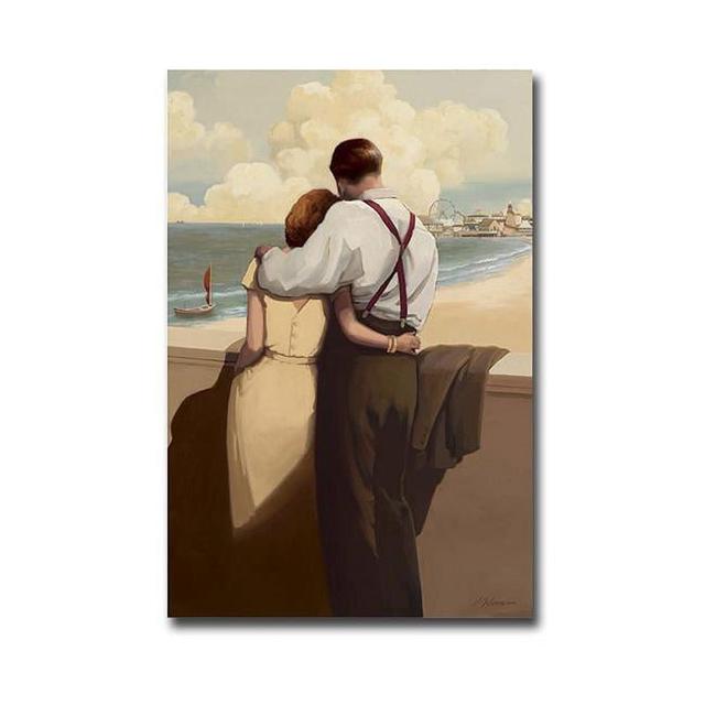 Lovers Point by Osborn Premium Gallery-Wrapped Canvas Giclee Art 12 x 18 x 1.5 in.