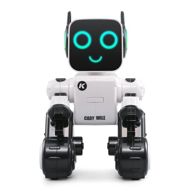 RBR4 White RC Intelligent Interactive Robot with Build-in Piggy Bank&#44; White