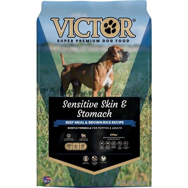 2910  Sensitive Skin & Stomach Dog Food - Beef Meal & Brown - 30 lbs