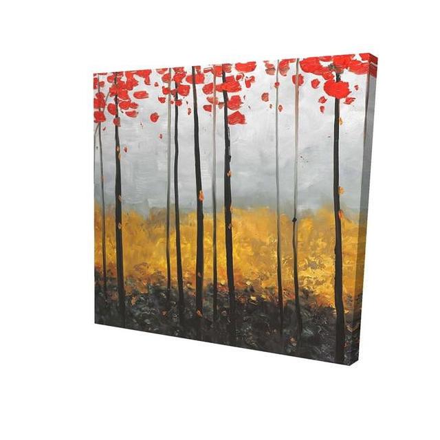 32 x 32 in. Abstract Landscape-Print on Canvas