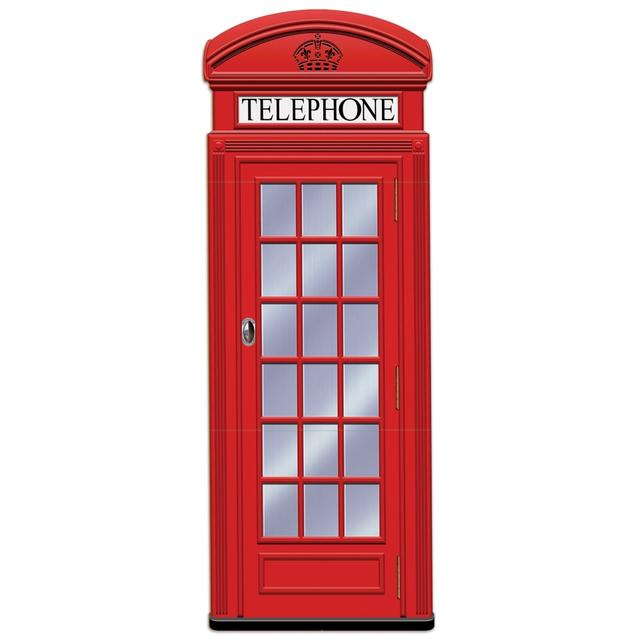 Beistle 56106 Phone Box Stand-Up