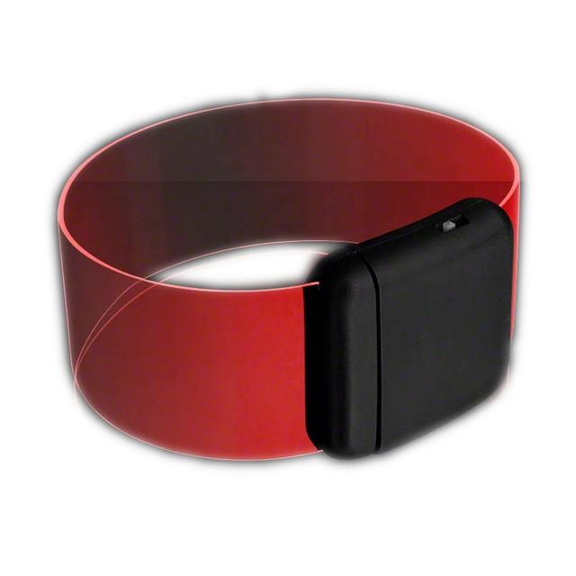 CWLBMC-RD Cosmic Red LED Bracelets Magnetic Clasp