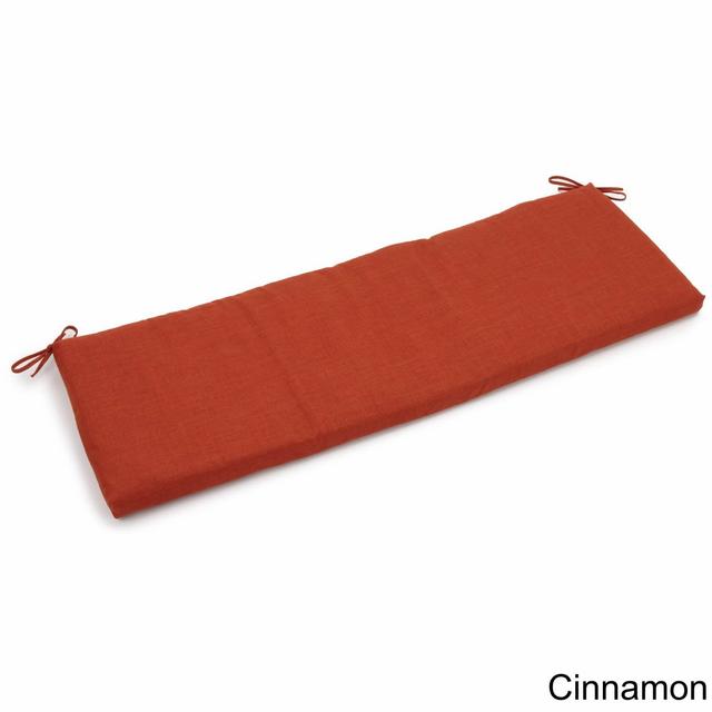 60 x 19 in. Solid Outdoor Spun Polyester Bench Cushion, Cinnamon