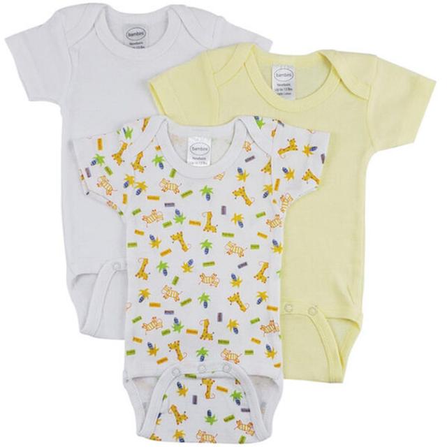 CS-0238L Short Sleeve One Piece, White - Large