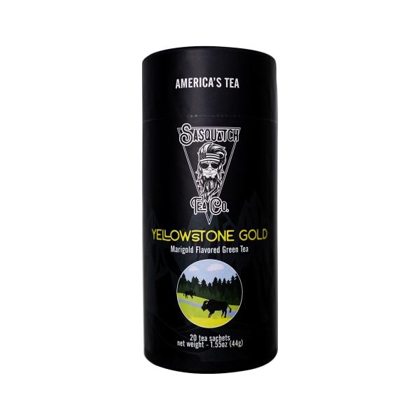 81273690 Sasquatch Tea Yellowstone Gold Marigold-Flavored Green Tea - 1.55 oz