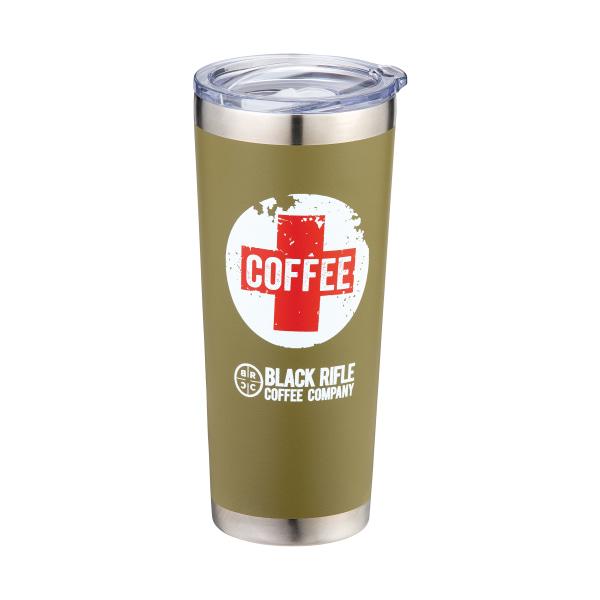 60527839 Bass Pro Shops Coffee Saves Stainless Steel Tumbler - Olive - 22 oz