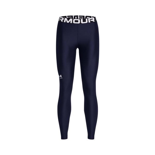 Under Armour 81428123 HeatGear Leggings for Ladies, Midnight Navy & White - Extra Small