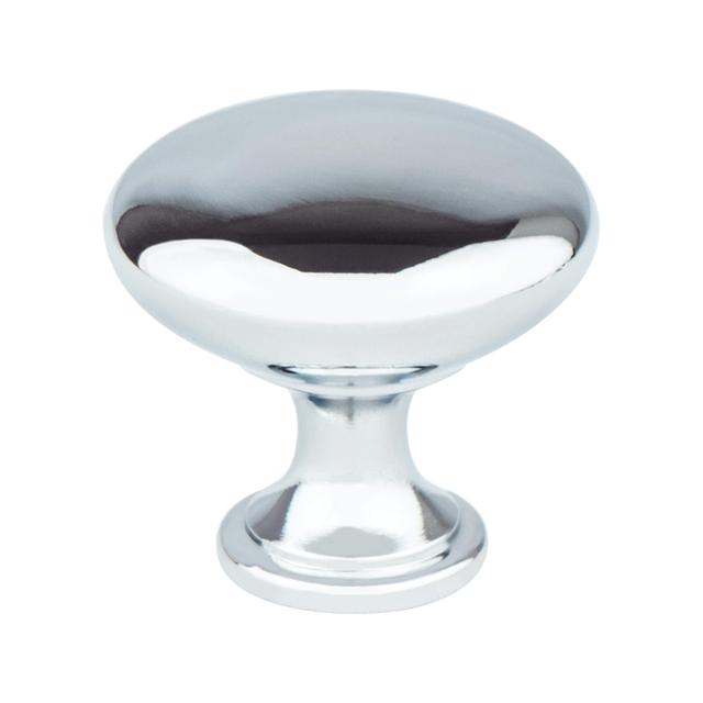 Polished Chrome Round Knob