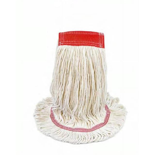 Wet Mop Premium Cotton Looped End Wide Bend  24 oz