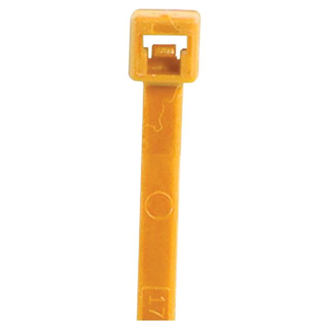 11 in. No.of 50 Fluorescent Orange Cable Ties - Fluorescent Orange - 11 in.