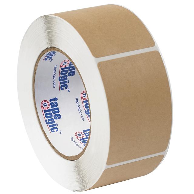 Tape Logic  4 x 6 in. - Kraft Block Out Labels, Kraft - Roll of 500
