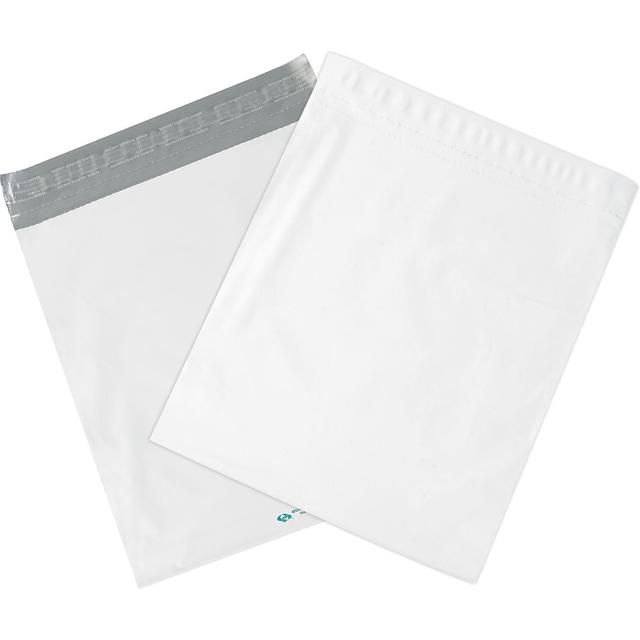 Expansion Poly Mailers in White - Case of 100
