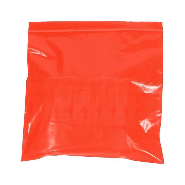 4 x 6 in. 2 Mil Red Reclosable Poly Bags