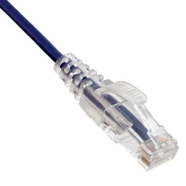 2 ft. Cat6a Slim Ethernet Patch Cable, Purple