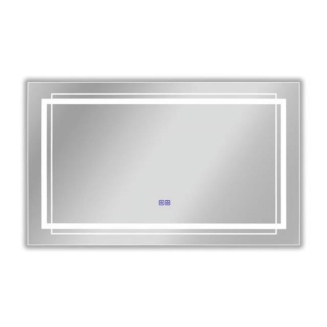 39 in. 3 Color Temperatures 3000K-6000K Luminosity Back Lit Rectangular Touchscreen LED Mirror