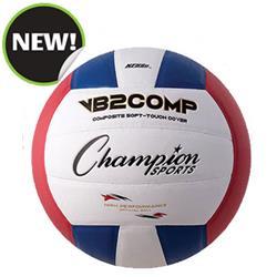 VB2RWB 8.25 in. VB Pro Comp Series Volleyball - Red, Blue & White