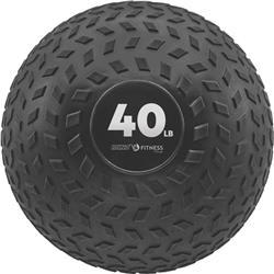 40 lbs Rhino Fitness Slam Ball, Black