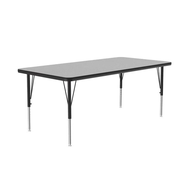 A3060-REC-15-14-45 30 x 60 in. Deluxe High-Pressure Top Activity Table - Gray Granite - Rectangle