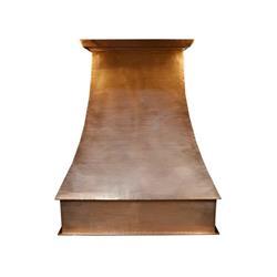 COPPER RANGE HOOD WALL MOUNT VINTAGE 36X18X42 G18 DARK LIGHT