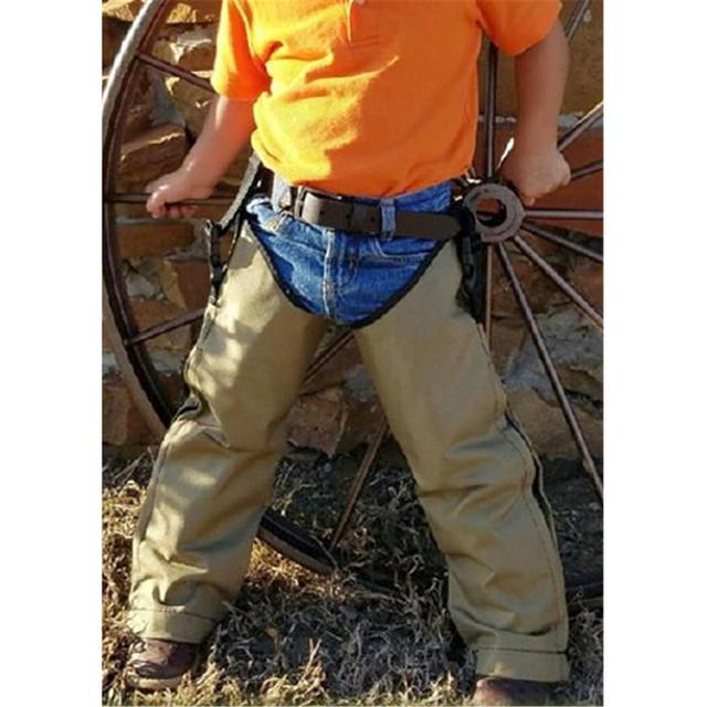 Youth Snake Chapz, Khaki Tan - Large Stocky