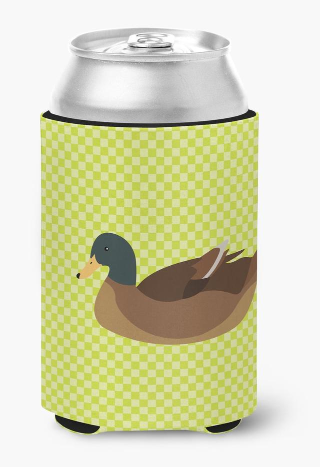 BB7692CC Khaki Campbell Duck Green Can or Bottle Hugger