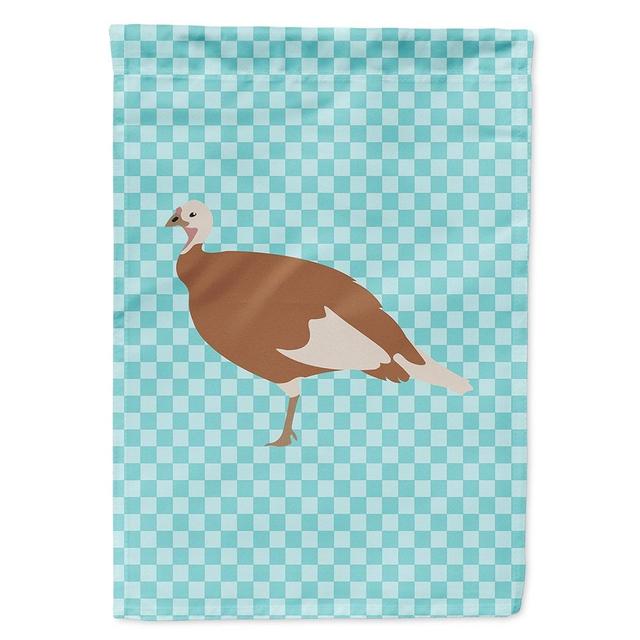BB8158CHF Jersey Buff Turkey Hen Blue Check Flag Canvas House