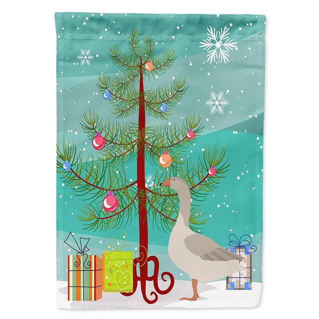 BB9261CHF Steinbacher Goose Christmas Flag - Canvas House Size