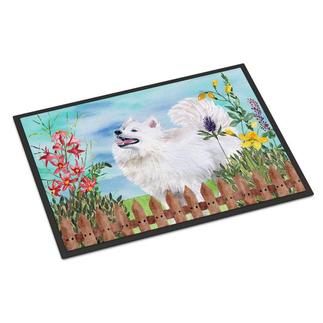 CK1253MAT Samoyed Spring Indoor or Outdoor Mat - 18 x 27 in.