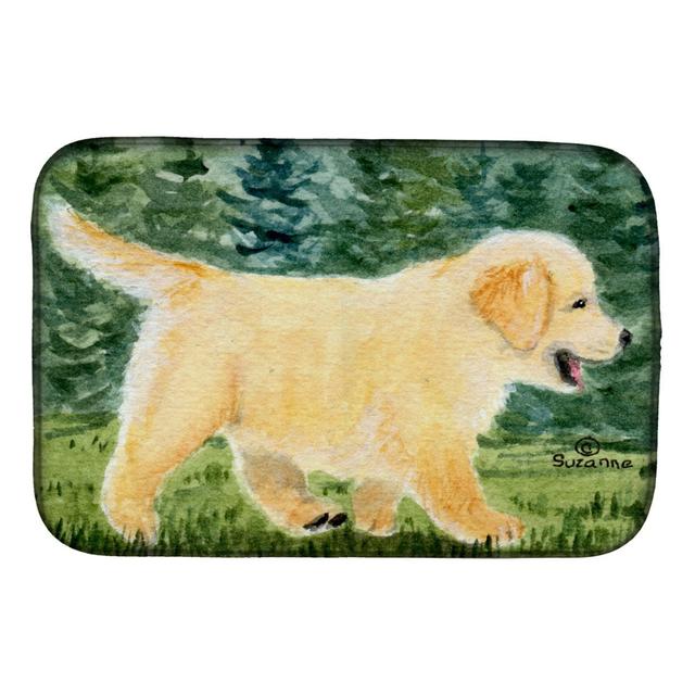 SS8859DDM Golden Retriever Dish Drying Mat