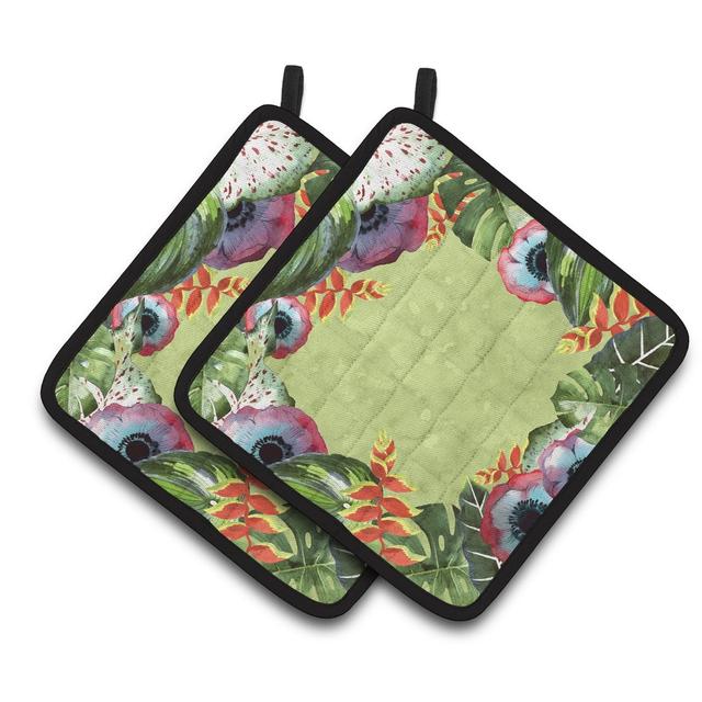 Tropical Pair of Pot Holders