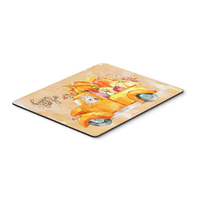 CK2624MP Fall Harvest Lakeland Terrier Mouse Pad, Hot Pad or Trivet