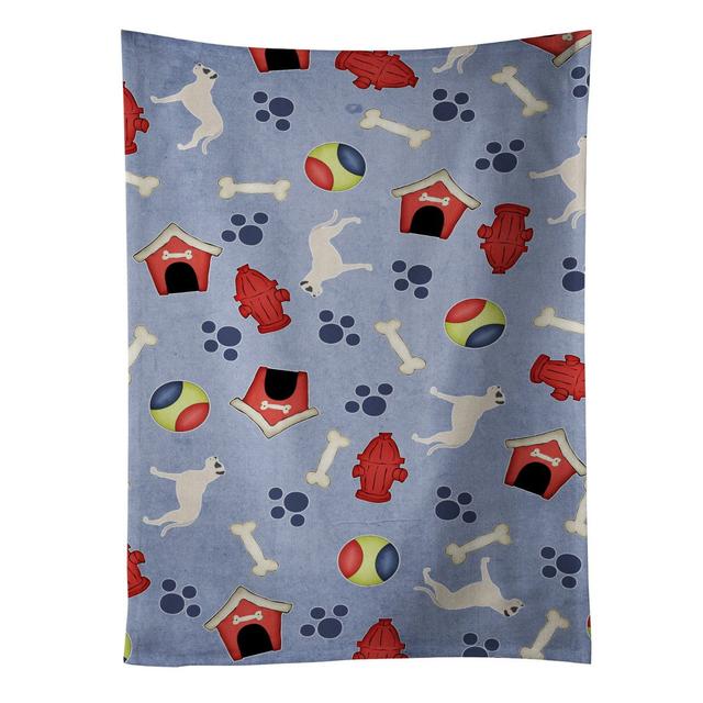 Dogo Argentino Dog House Collection Kitchen Towel
