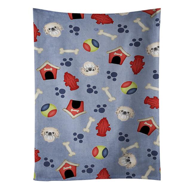BB4000KTWL Dog House Collection Pekingese Kitchen Towel