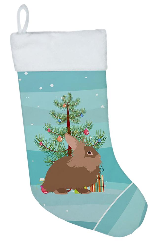 Lionhead Rabbit Christmas Christmas Stocking