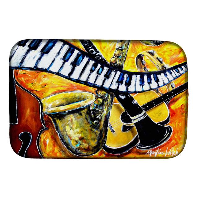 All That Jazz Dish Drying Mat