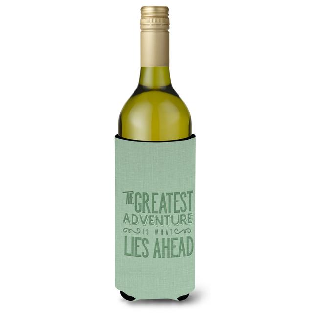Greatest Adventure Lies Ahead Wine Bottle Beverge Insulator Hugger