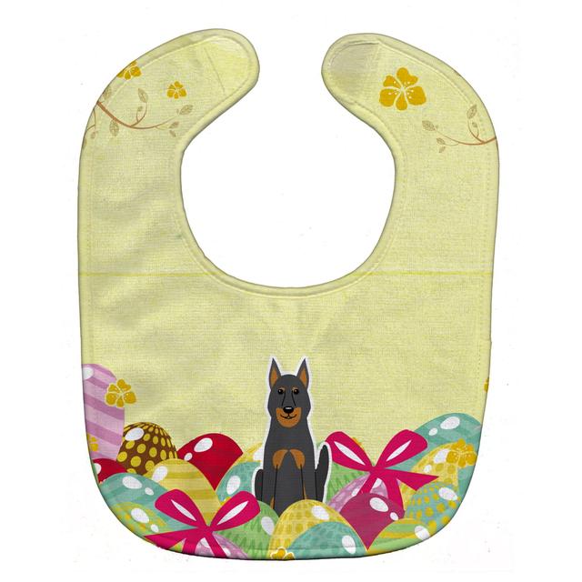 Easter Eggs Beauce Shepherd Dog Baby Bib
