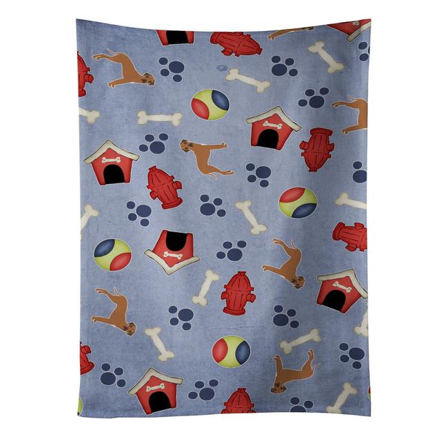 BB4114KTWL Dog House Collection Rhodesian Ridgeback Kitchen Towel