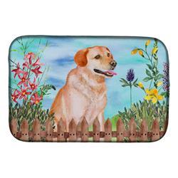 Labrador Retriever Spring Dish Drying Mat