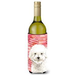 Love a Bichon Frise Wine Bottle Beverge Insulator Hugger
