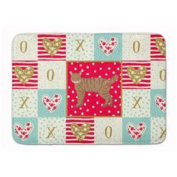 19 x 27 in. Highlander Lynx No.3 Cat Love Machine Washable Memory Foam Mat