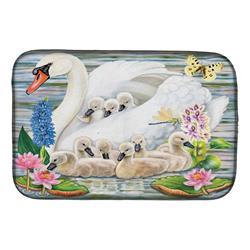 14 x 21 in. Mother Swan Dish Drying Mat
