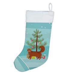18 x 13.5 in. Unisex Somali Cat Merry Christmas Christmas Stocking