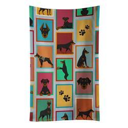 25 x 15 in. Unisex Lots of Doberman Pinscher Kitchen Towel