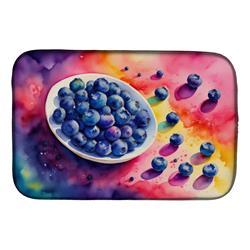 DAC1833DDM 21 x 14 in. Colorful Blueberries Dish Drying Mat