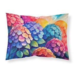 20.5 x 30 in. Unisex Hydrangeas in Color Fabric Standard Pillowcase